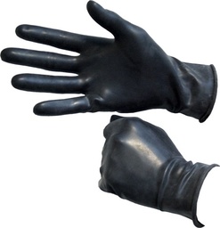 MISTER B REUSABLE BLACK LATEX GLOVES