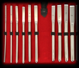 [2100000266845] BLACK LABEL 10 Piece Stainless Steel Sounding Set 5-14 mm