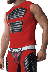 MASKULO ARMORED FETISH TANK TOP 