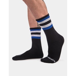 BARCODE BERLIN FETISH HALF SOCKS STRIPES VARIOUS COLORS 